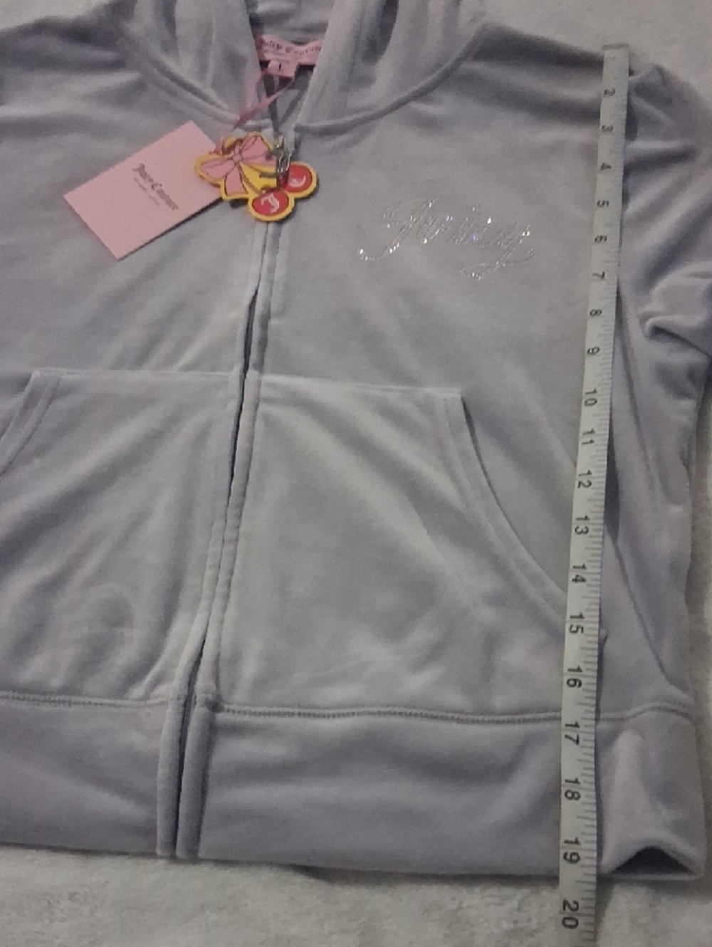 NWT Juicy Couture Lavender Haze Velour Hoodie And Sweatpants Set - Picture 11 of 15